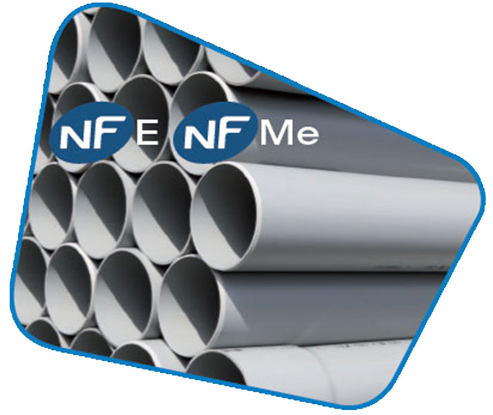Tube PVC évacuation NF - M1 0 ø50