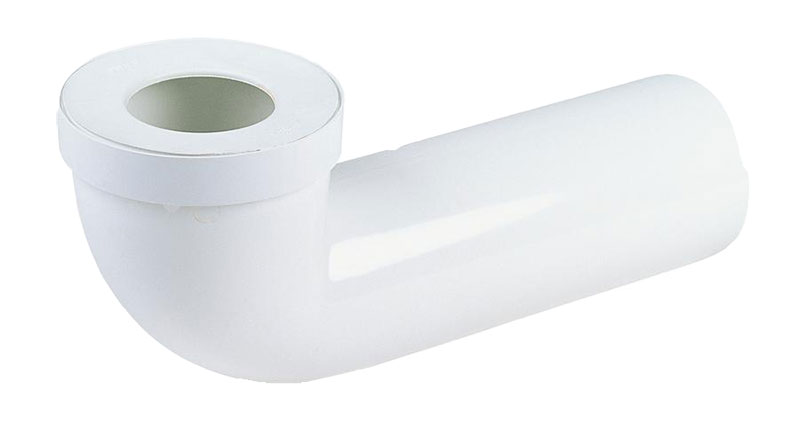 Pipe WC longue blanche Ø 100