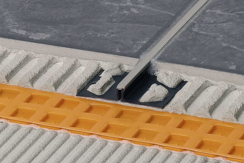 DILEX-BWS Profilé de fractionnement PVC H.10 mm - Barre de 2,50 ml