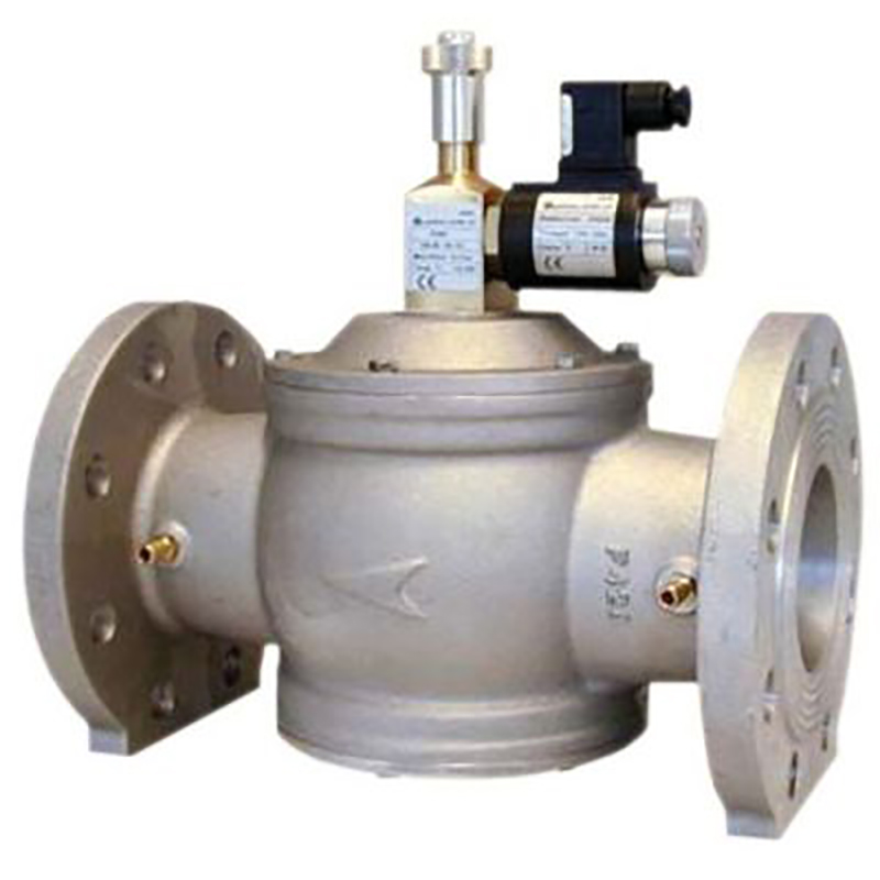 Électrovanne gaz à réarmement manuel, DN 1”1/2 (40x49) consommation 11 W