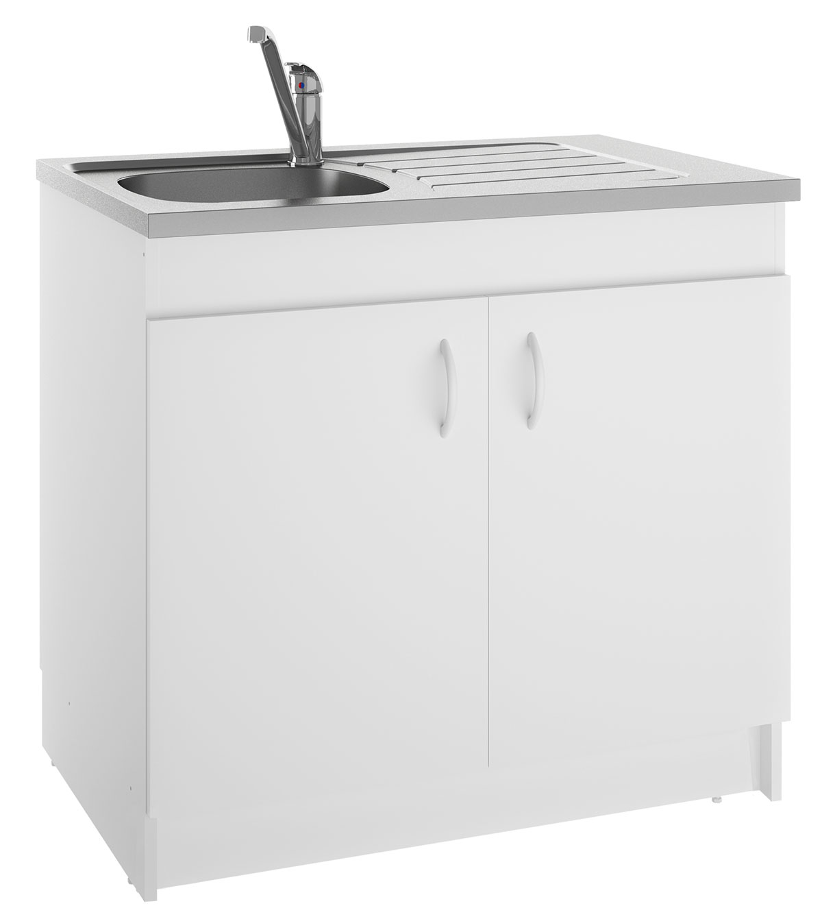 Meuble sous évier SIM’NF blanc