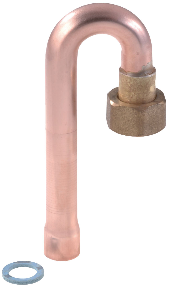 Raccord coudé 180° pour ROAI à braser sur tube cuivre non brochable Raccord coudé 180° pour ROAI à braser sur tube cuivre non brochable