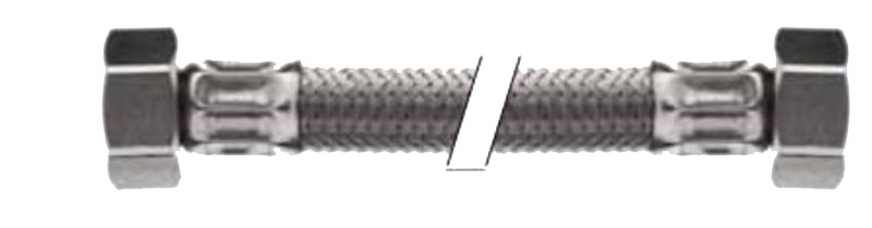 Flexible sanitaire inox EI10P1P1 EZYFLEX DN10 F 3/8’’ F 3/8’’ - longueur 500 mm
