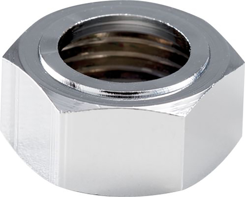 Ecrou 6 pans 8374 chromé 15/21 - ø12
