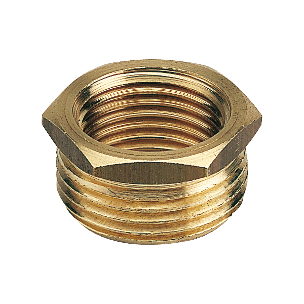 Raccord laiton 8241 - Réduction MF avec collerette 6 pans 15/21 - 12/17