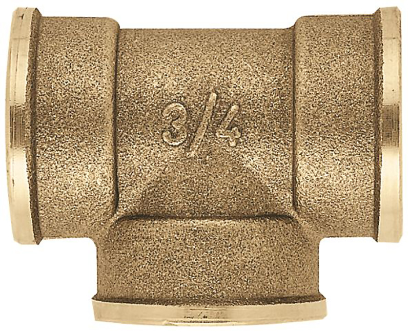 Raccord laiton 8130 - Té Femelle 15/21