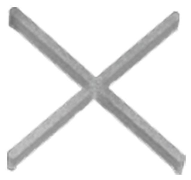 Mini Croisillon Ep. 1mm - H. 3mm 1