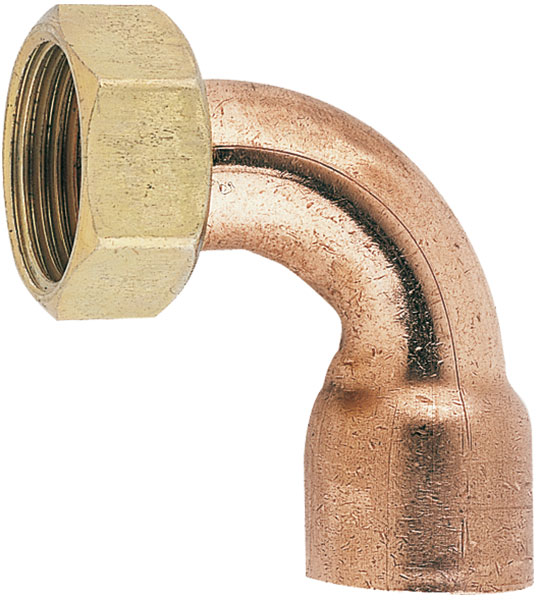 Union 2 pièces 8002 GC douille cuivre écrou prisonnier 12/17 - ø18