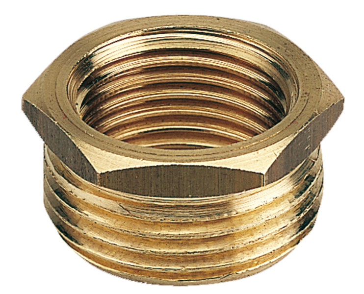 Raccord laiton 8241 - Réduction MF avec collerette 6 pans 40/49 - 20/27