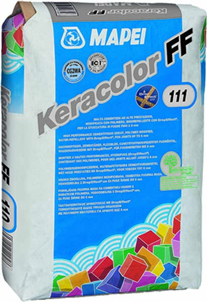 KERACOLOR FF Joint fin base ciment Sac de 25 kg Gris Ciment