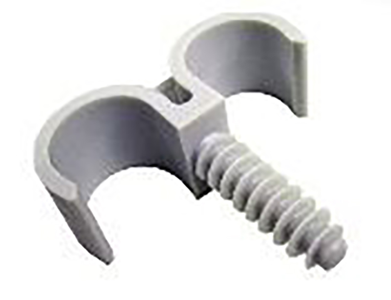 Fixation double de gaines et tubes ø.25 mm
